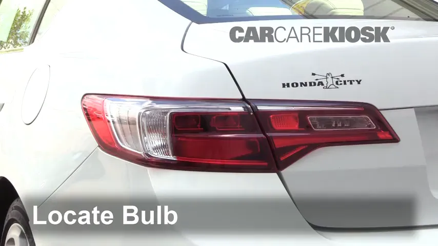 2016 Acura ILX 2.4L 4 Cyl. Lights Tail Light (replace bulb)
